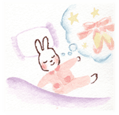 March Rabbit *Ballet Class sticker #10007348