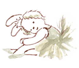 March Rabbit *Ballet Class sticker #10007352