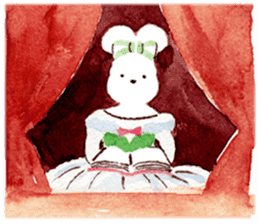 March Rabbit *Ballet Class sticker #10007354