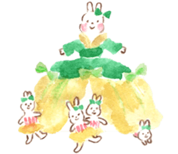 March Rabbit *Ballet Class sticker #10007356