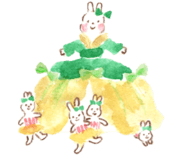 March Rabbit *Ballet Class sticker #10007356