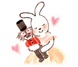 March Rabbit *Ballet Class sticker #10007357