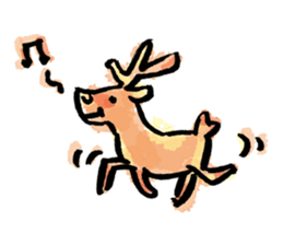 shikadayo!(deer) sticker #10007400