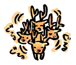 shikadayo!(deer) sticker #10007414
