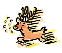 shikadayo!(deer) sticker #10007418