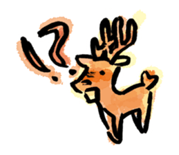 shikadayo!(deer) sticker #10007431