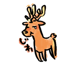 shikadayo!(deer) sticker #10007433