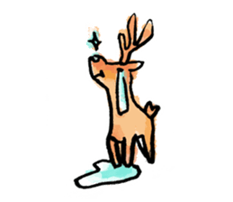 shikadayo!(deer) sticker #10007434