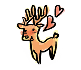 shikadayo!(deer) sticker #10007435