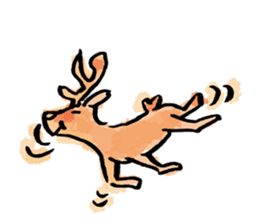 shikadayo!(deer) sticker #10007436