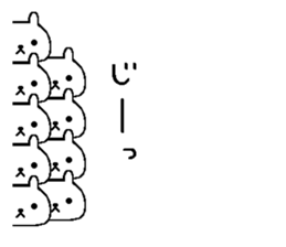 three hundred rabbit sticker #10007462