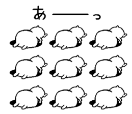 three hundred rabbit sticker #10007470