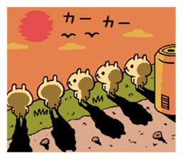 three hundred rabbit sticker #10007474