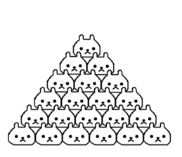 three hundred rabbit sticker #10007475