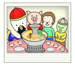 Best wishes for the year to come sticker #10007934