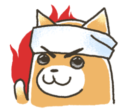 Unrestrained Shiba Inu living sticker #10008001