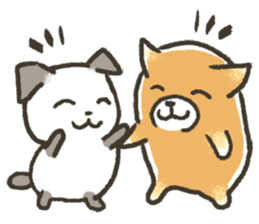 Unrestrained Shiba Inu living sticker #10008008