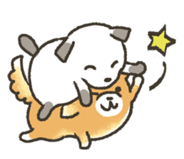 Unrestrained Shiba Inu living sticker #10008019