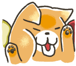 Unrestrained Shiba Inu living sticker #10008030