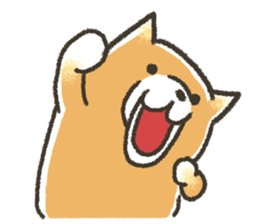 Unrestrained Shiba Inu living sticker #10008035