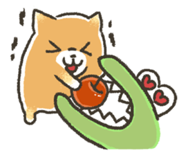 Unrestrained Shiba Inu living sticker #10008036