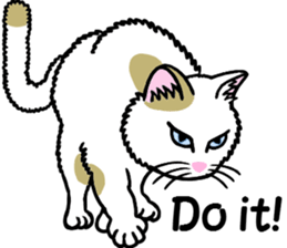 I am a cat.Thank you.5!(English) sticker #10008341