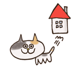 Kaneko of the Japanese cat sticker #10008543