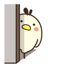 Yuru koro bird sticker #10009252