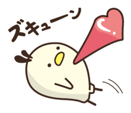 Yuru koro bird sticker #10009254