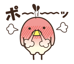 Yuru koro bird sticker #10009261