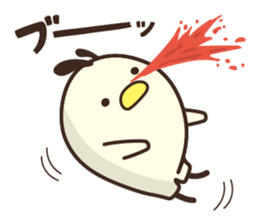 Yuru koro bird sticker #10009262