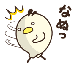 Yuru koro bird sticker #10009264