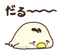 Yuru koro bird sticker #10009270