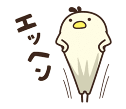 Yuru koro bird sticker #10009277