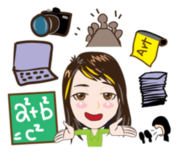 thank you teacher sticker #10009725