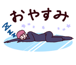 Go! Men's figure skater!2 sticker #10010200