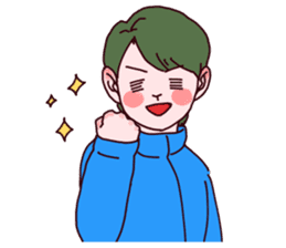 Go! Men's figure skater!2 sticker #10010206