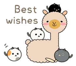 Alpaca anniversary sticker #10010733