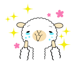 Alpaca anniversary sticker #10010741