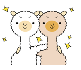 Alpaca anniversary sticker #10010746