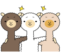 Alpaca anniversary sticker #10010747