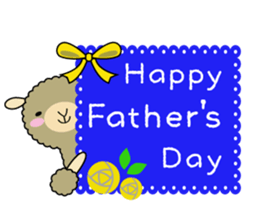 Alpaca anniversary sticker #10010759