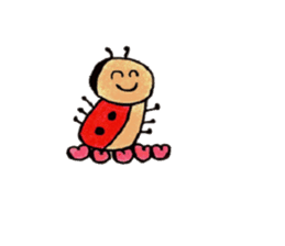 Everyday cute insects sticker #10011525