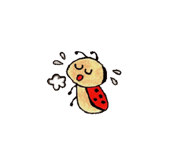 Everyday cute insects sticker #10011534