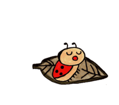 Everyday cute insects sticker #10011541