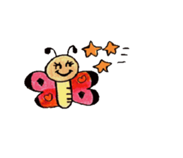 Everyday cute insects sticker #10011546