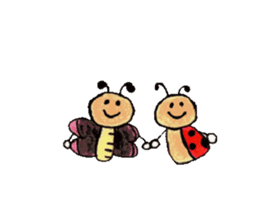 Everyday cute insects sticker #10011547