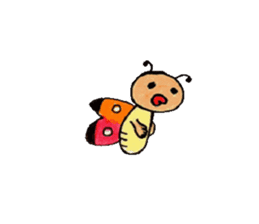 Everyday cute insects sticker #10011550