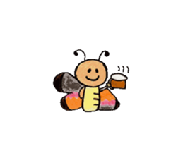 Everyday cute insects sticker #10011551