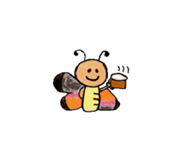 Everyday cute insects sticker #10011551